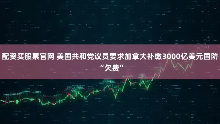 配资买股票官网 美国共和党议员要求加拿大补缴3000亿美元国防 “欠费”